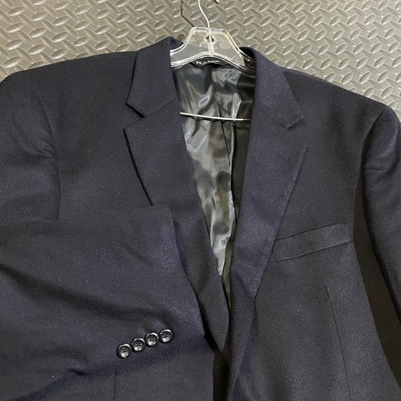 Jos A Bank Men's 42R Navy Blazer Sport Coat 100% Cashmere 2 Button Jacket - Picture 1 of 10